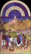 Brod Limbourg, August  from Les Tres Riches Heures du Duc de Berry unknow artist